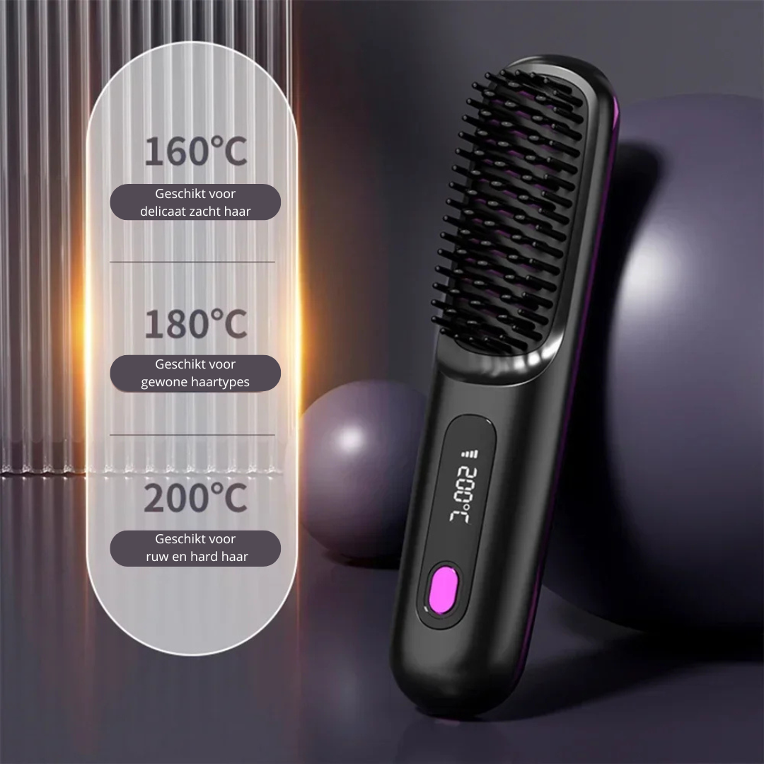 EasyBrush PRO - Draagbare stijltang borstel